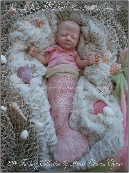 MISHELL Mermaid Baby Doll Kit 